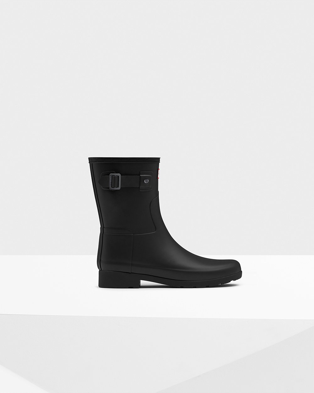 Botas De Cortas Refined Slim Fit Hunter Mujer - Negros - 589260VYB